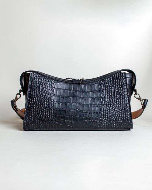 La Copine Black Alligator