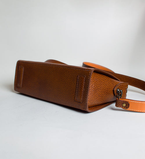 La Copine Pebbled Cognac